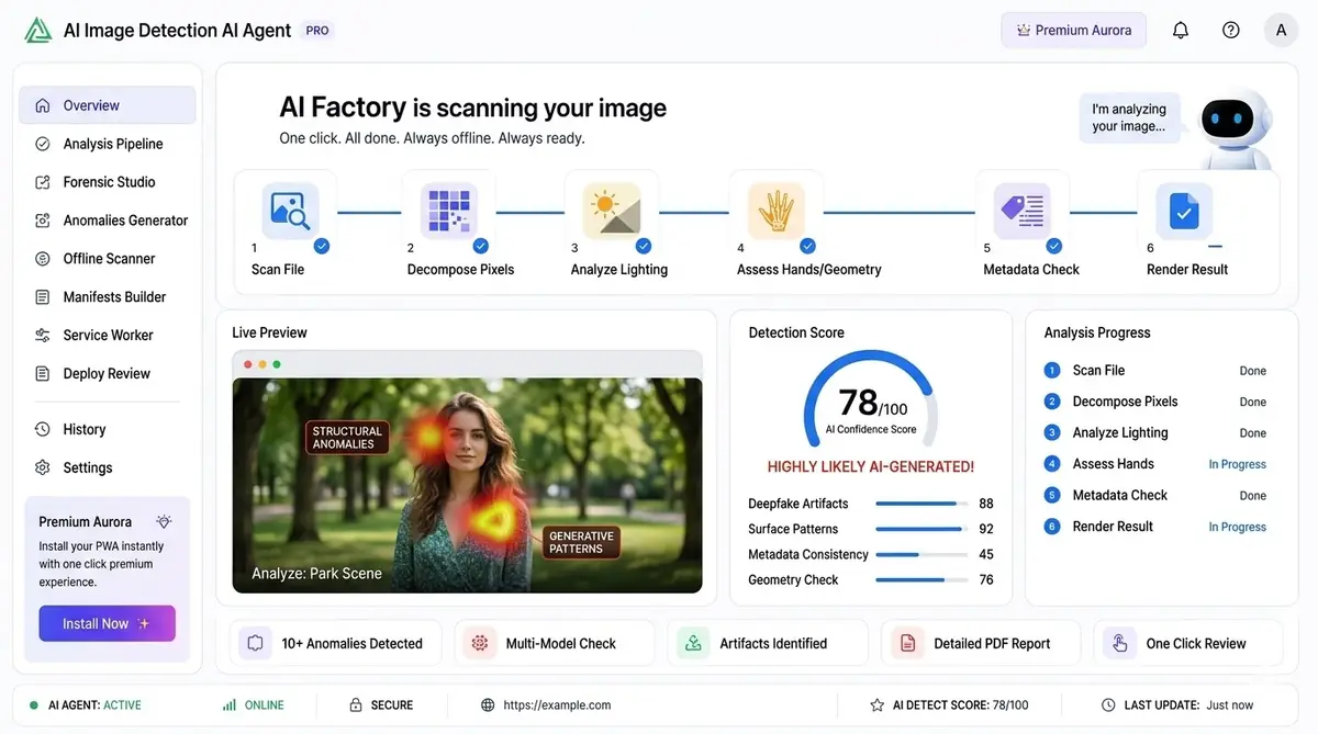 AI Agreement generator — example of the AI tool dashboard software